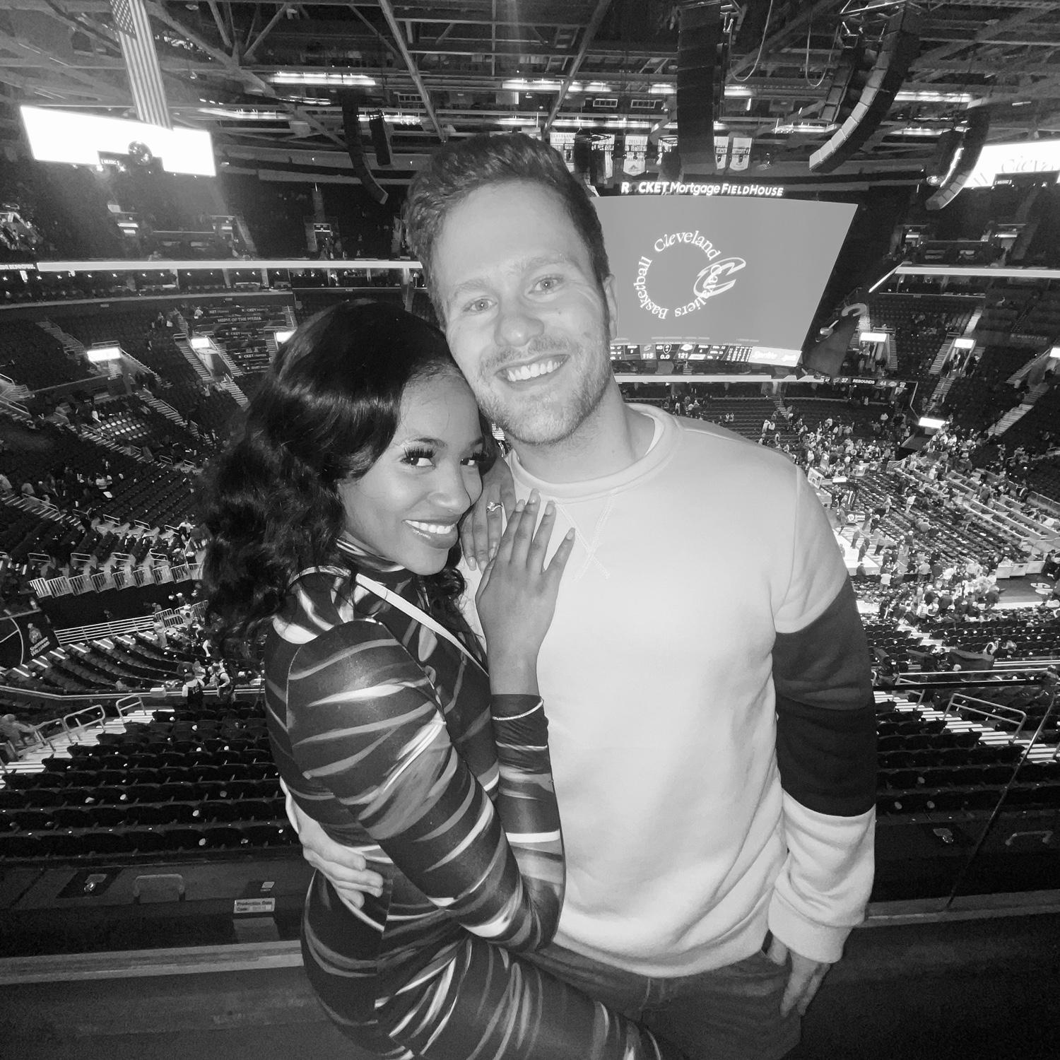 Justin’s first NBA game! (GO CAVS!)