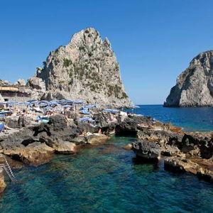Honeymoon Capri Fontelina Beach Club Day