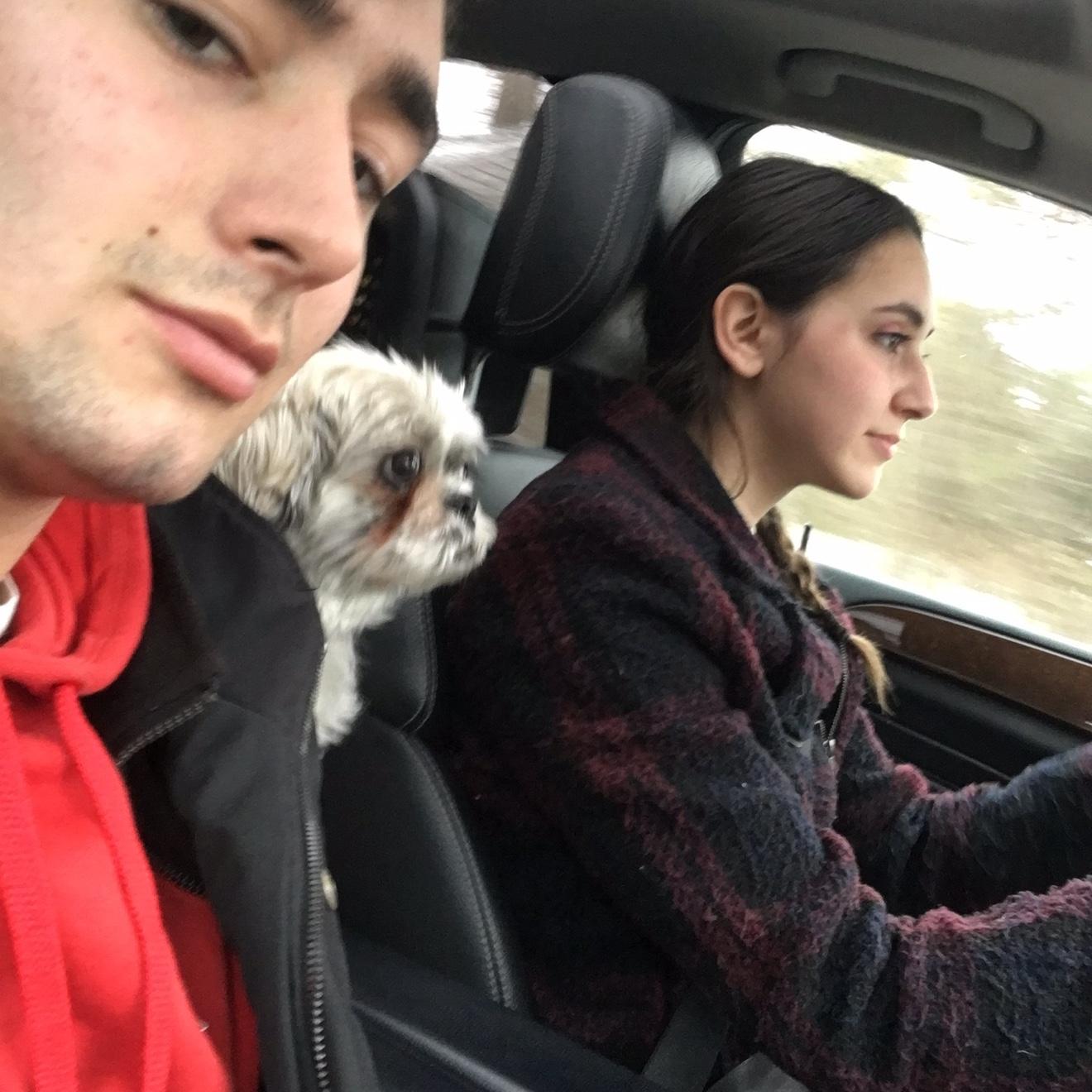 Binky was always happily third wheeling :)