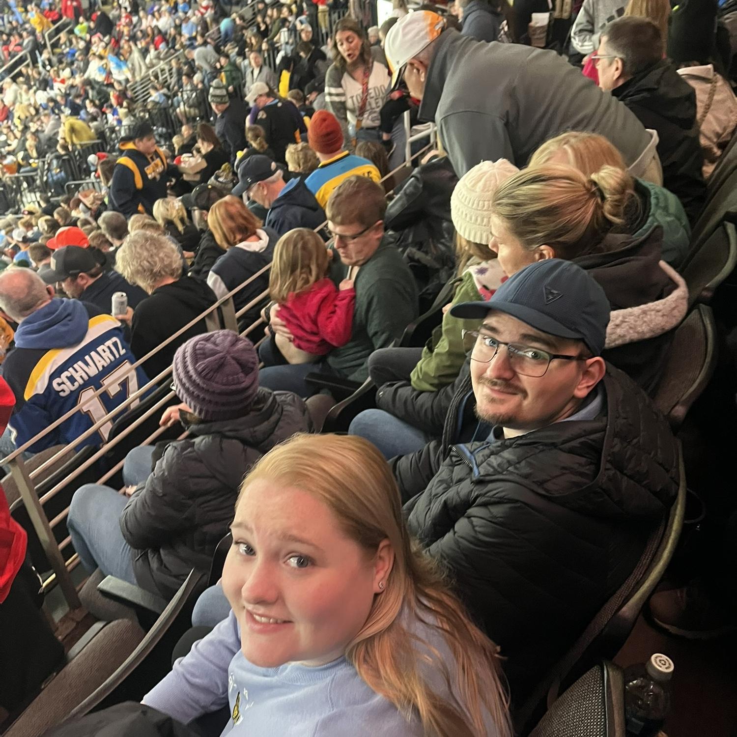 Seen a few Walleye games together. I've been trying to get Brad into watching the Red Wings play! 🏒❤️🤍
