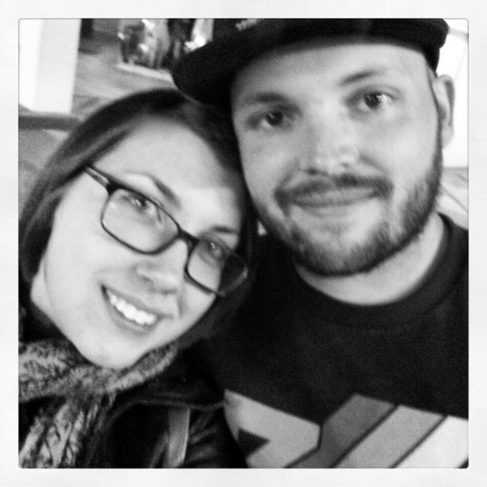 The first photo we ever took together! In the parking garage during Chase's first visit to Universal Studios Hollywood, January 2015.