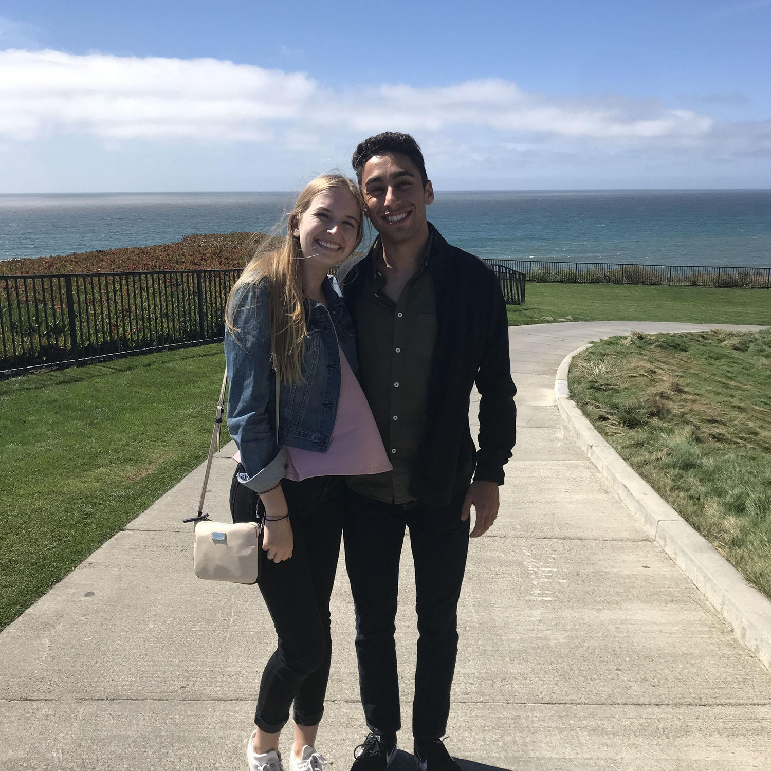 We got engaged at this same beach seven years after this photo!