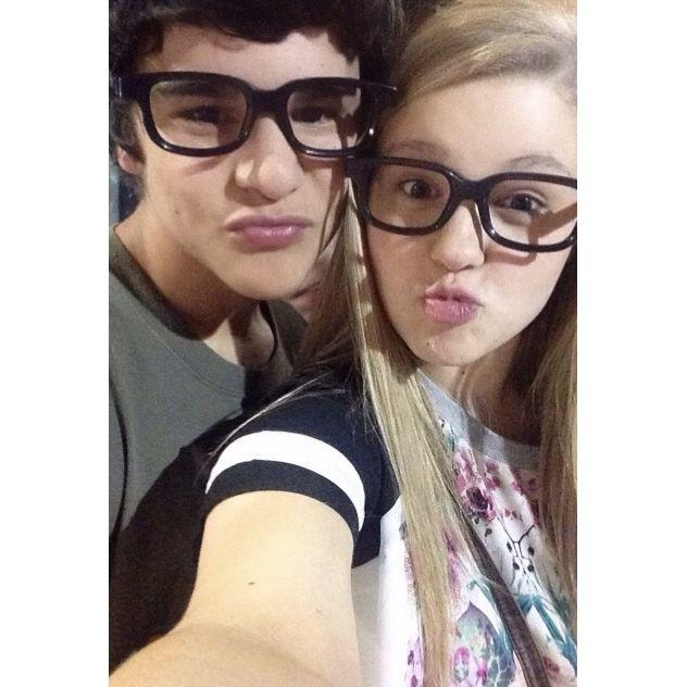 One of our first pictures together! (Fun fact: Our first real date was at the movie theatre in the eighth grade!)