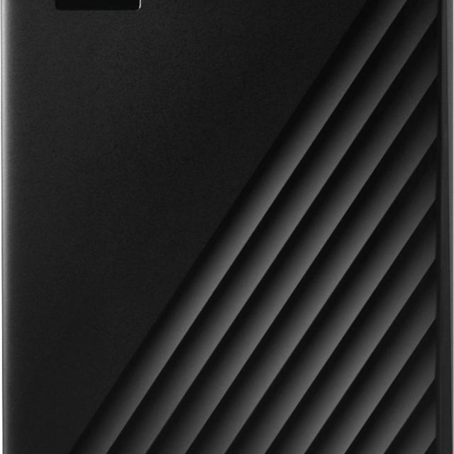 WD - My Passport 2TB External USB 3.0 Portable Hard Drive with Hardware Encryption (Latest Model) - Black