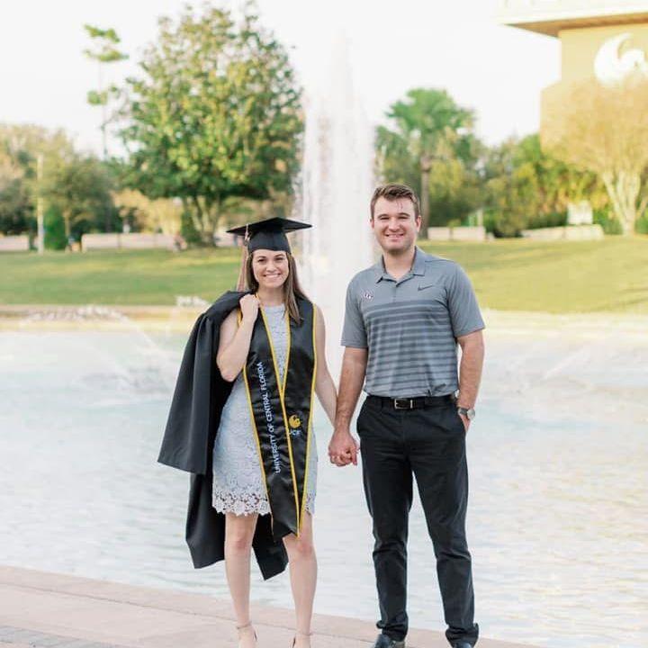 Sarah graduates from UCF in December 2019. CHARGE ON!