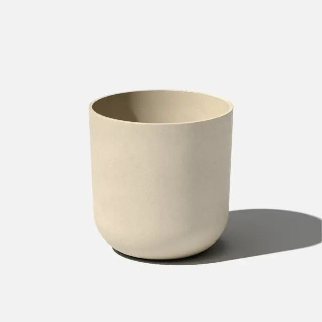 Veradek Mason Series Kona 15" Plastic-Stone Planter - Sand