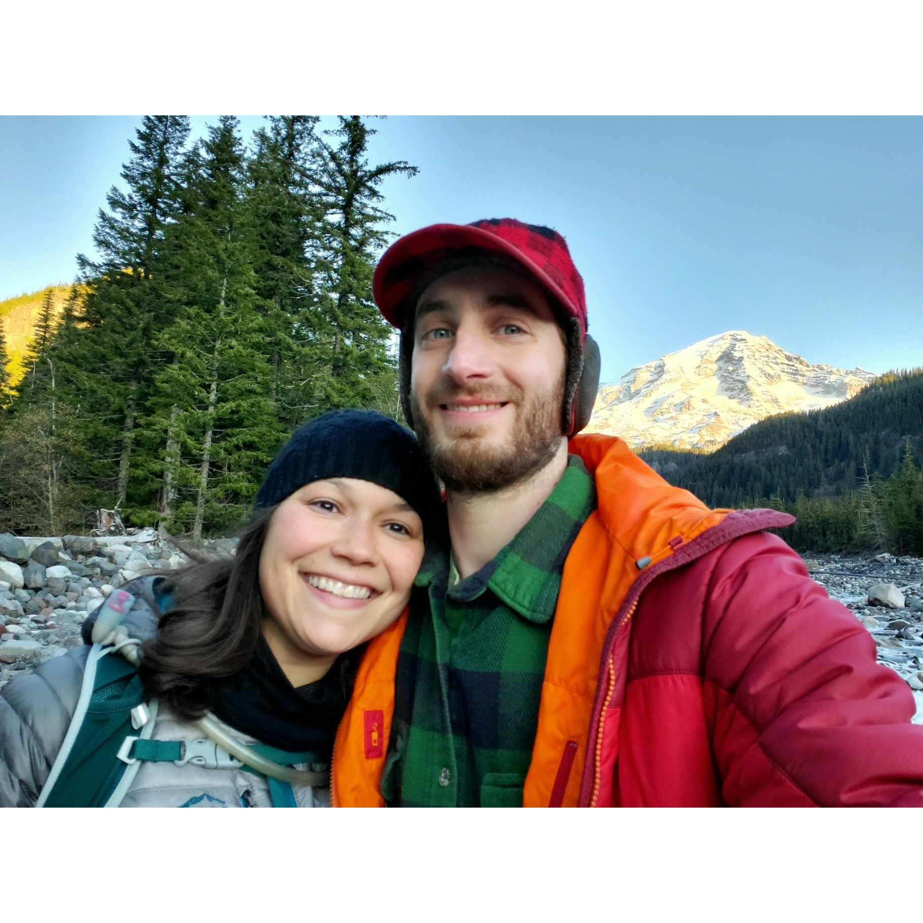 Hitting some of the Wonderland Trail before heading up to hike on Mount Rainier.