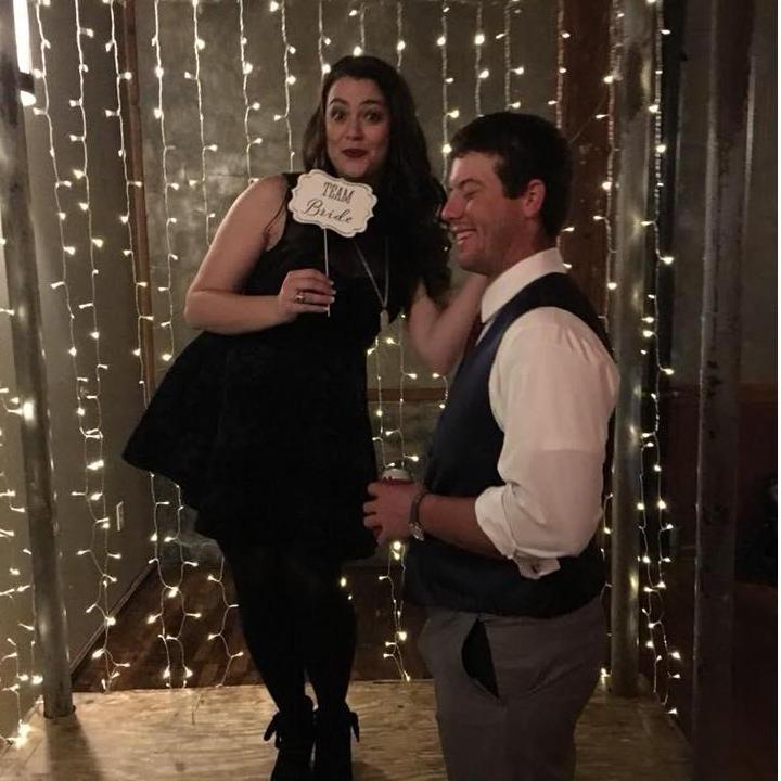So this picture really makes me laugh! This was taken the weekend before Clayton purposed at Zac & Erika Staif's wedding. I had NO idea that the proposal was coming, simply giving Clayton a hard time!