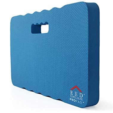 RED Home Club Thick Kneeling Pad - Garden Kneeler for Gardening, Bath Kneeler for Baby Bath, Kneeling Mat for Exercise & Yoga, Knee Pad for Work, Extra Large (XL) 18 x 11 x 1.5 Inches, Blue