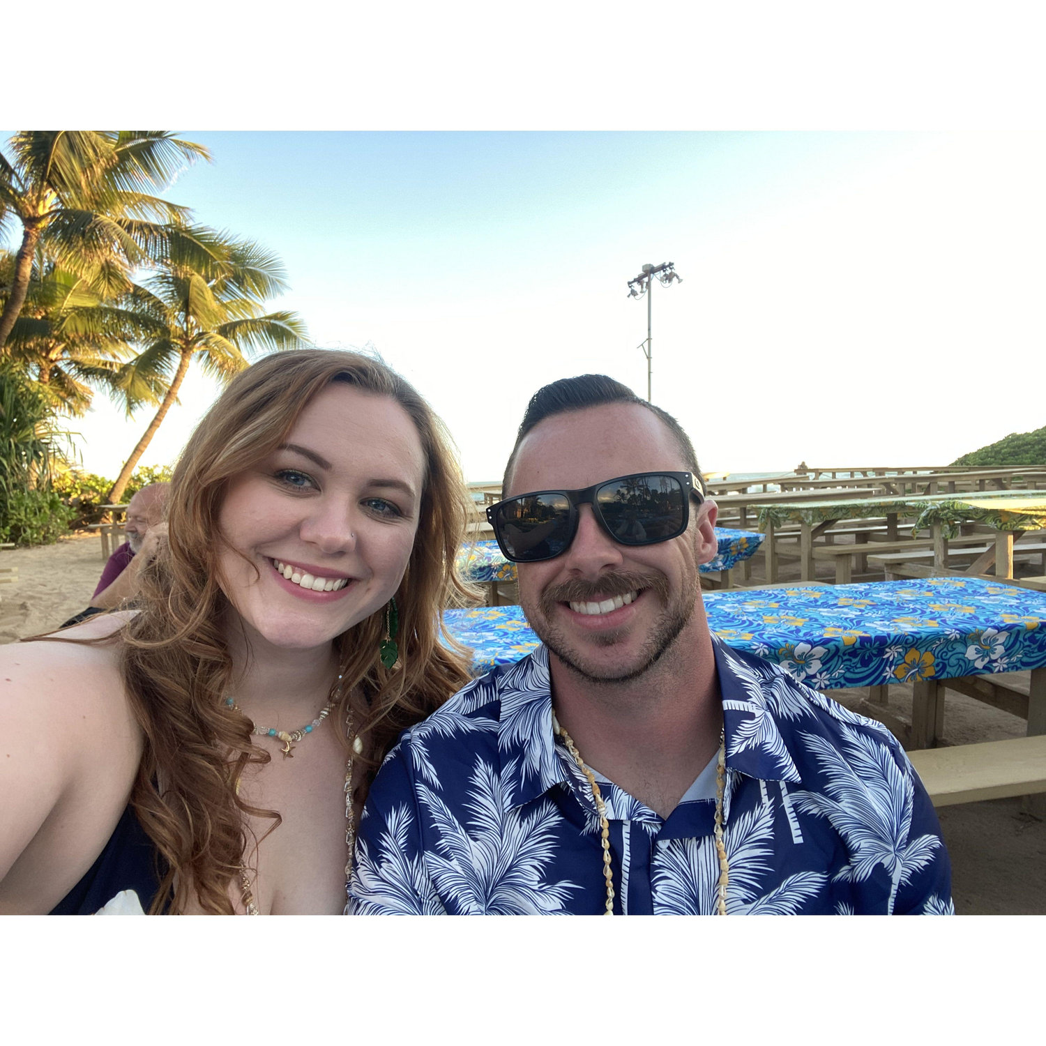 Luau on the beach in Hawaii