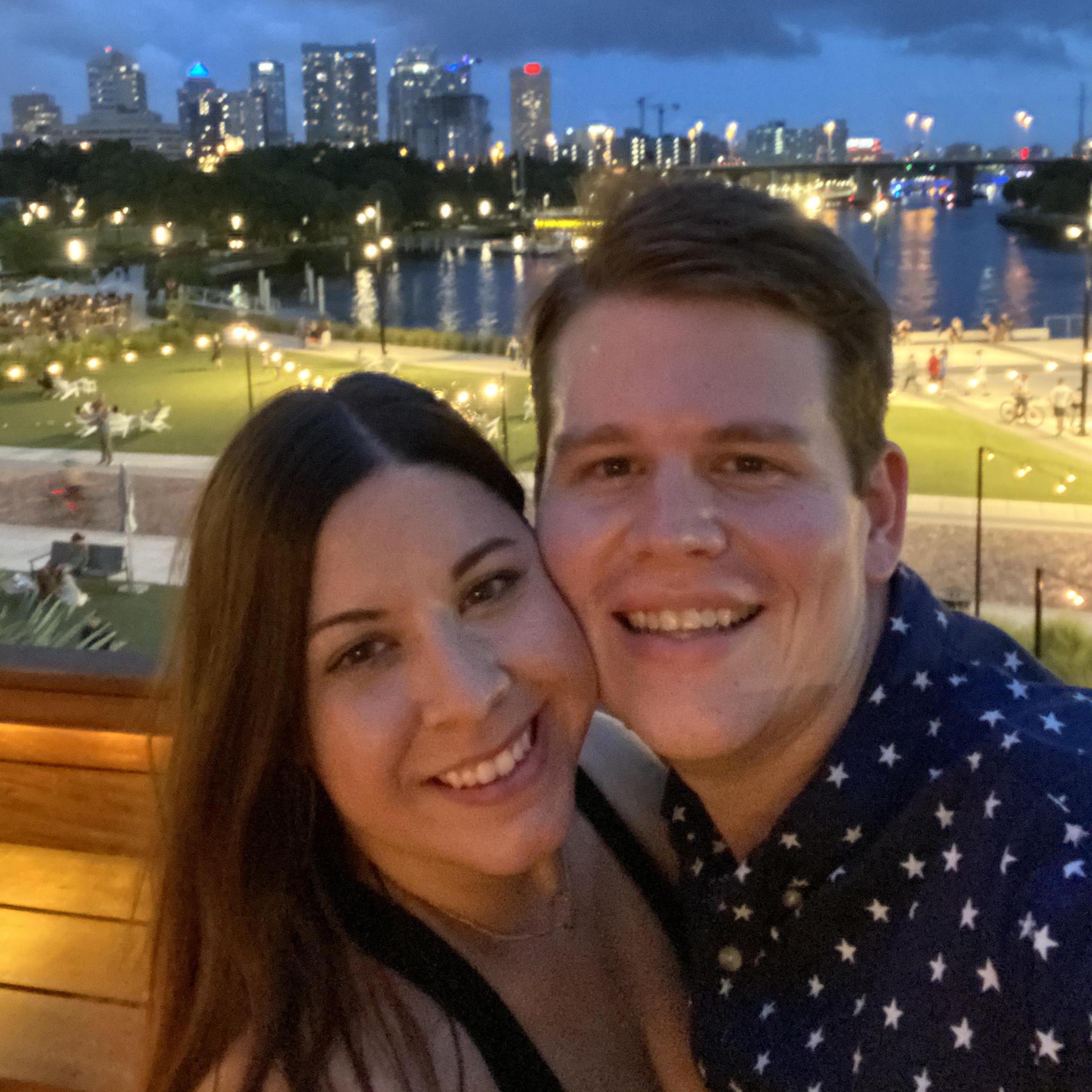 Our trip to Tampa to celebrate our 1 year anniversary!