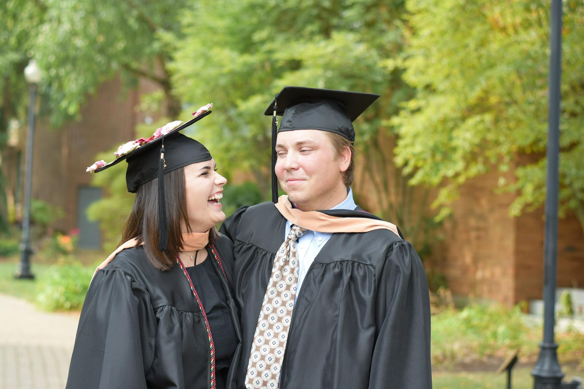 we graduated without a ceremony. Our family and friends still found a way to celebrate !