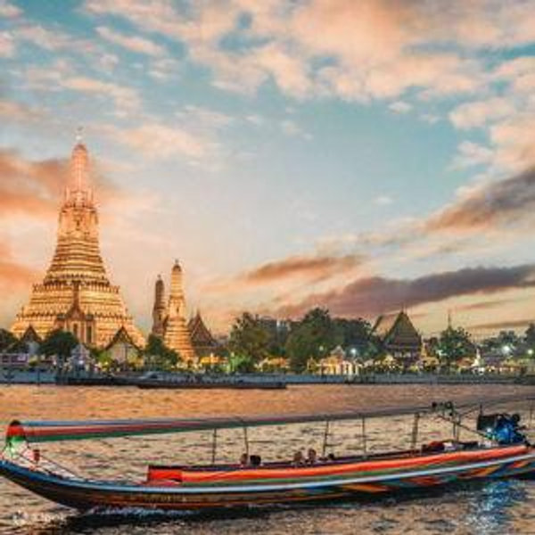 Private Sunset Sail down the Chao Praya River