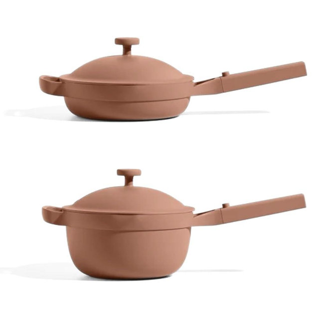 Our Place Mini Cookware Duo | 6-Piece Ceramic Cookware Set with Mini Always Pan & Mini Perfect Pot | Induction & Oven Safe up to 450°F | Nonstick, PFAS-Free Non-Toxic Cookware | Spice