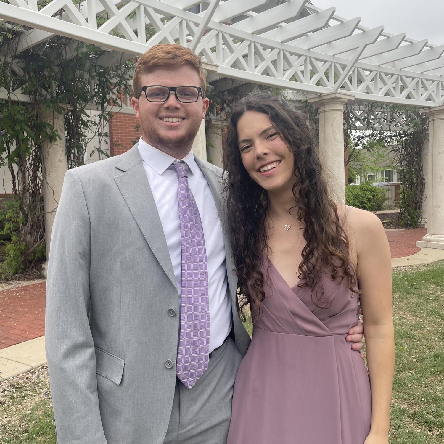 First (and only) club formal while engaged!