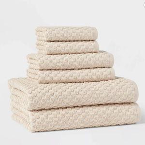 6pc Performance Plus Textured Dot Bath Towel Set - Threshold™