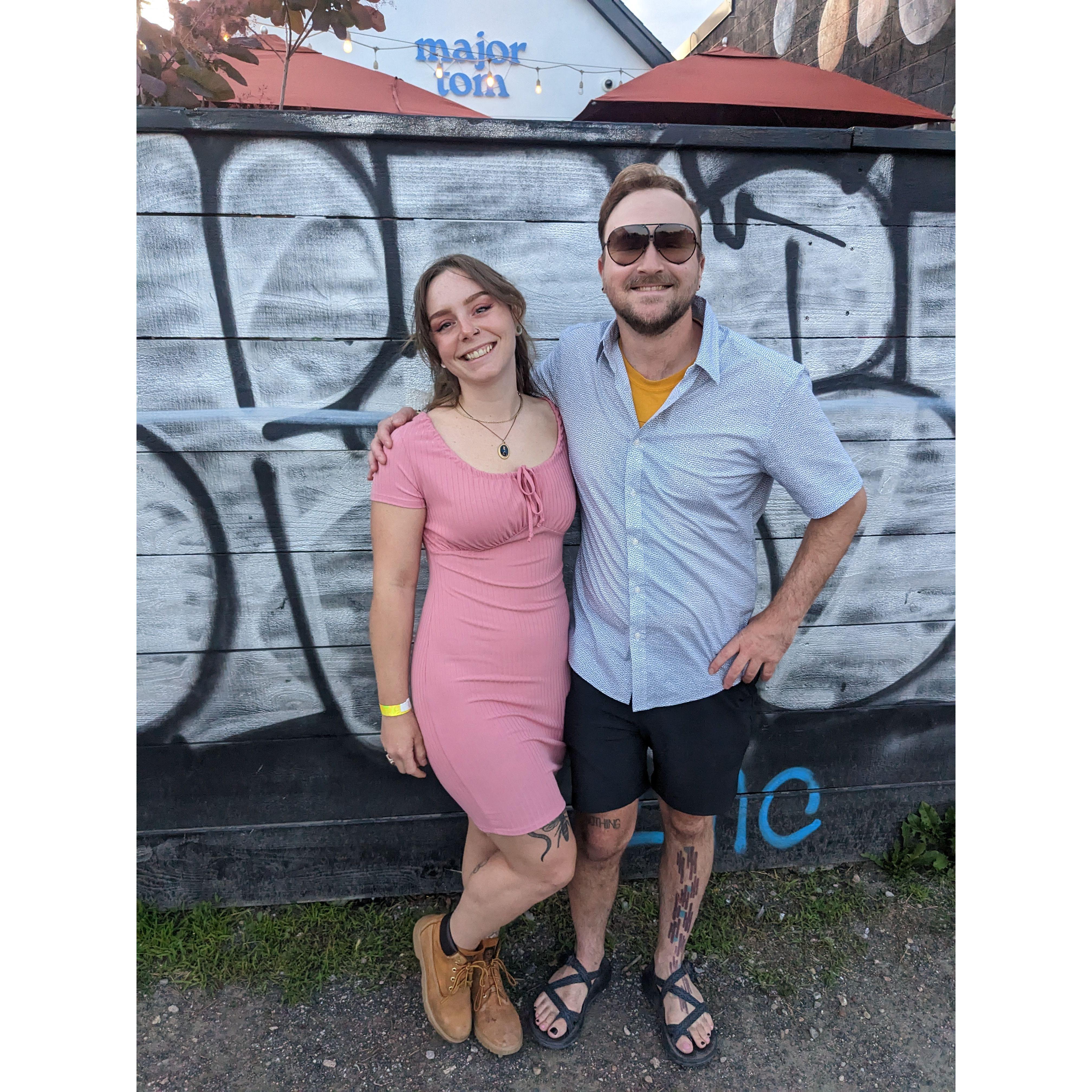 A night out in Denver - once again a wine and dine festivity.