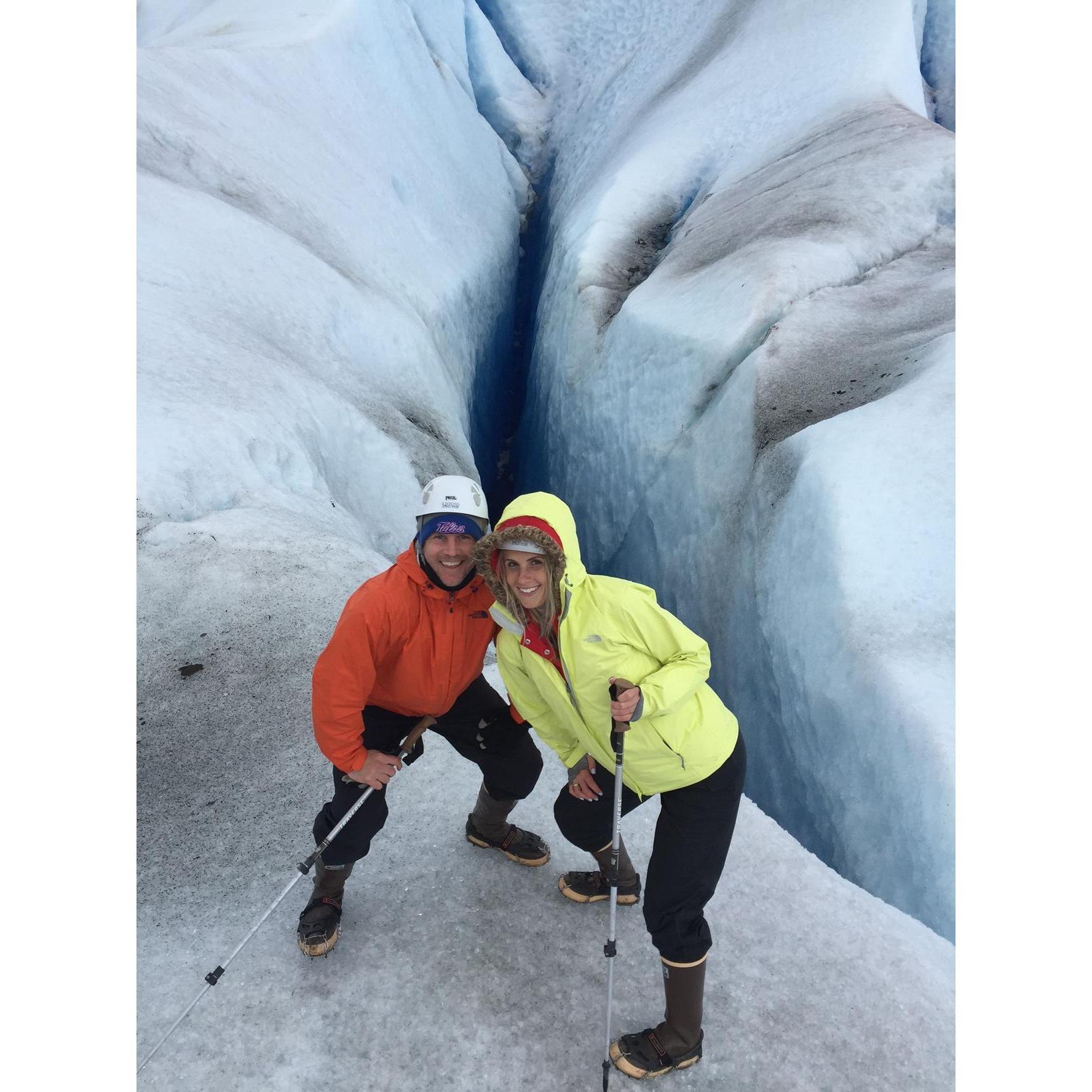 Hiking Mendenhall Glacier