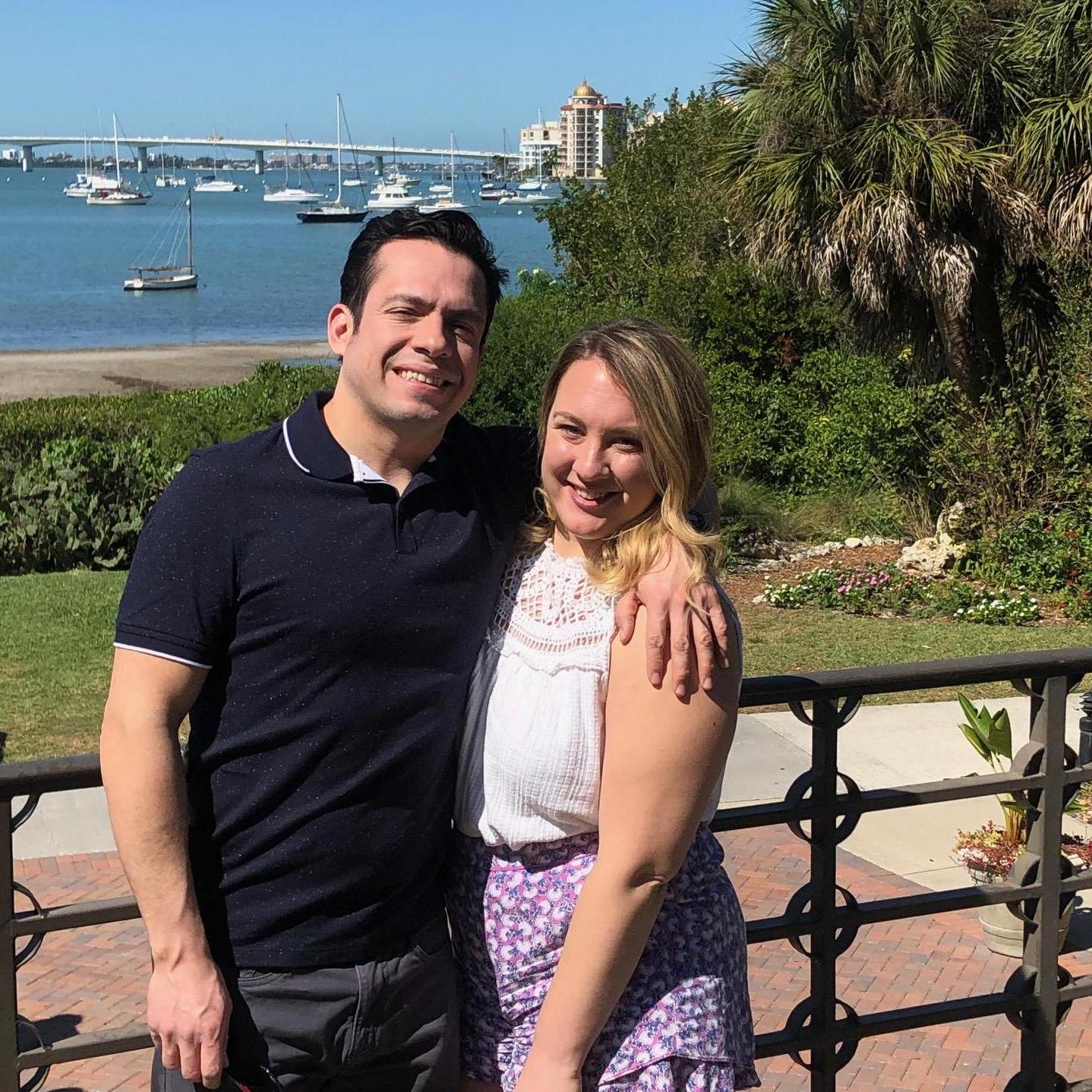 The day we booked our wedding at Selby Gardens!