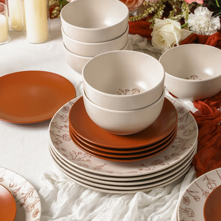 Stone Lain, Camelia 12-Piece Dinnerware Set, Service for 4 | Zola