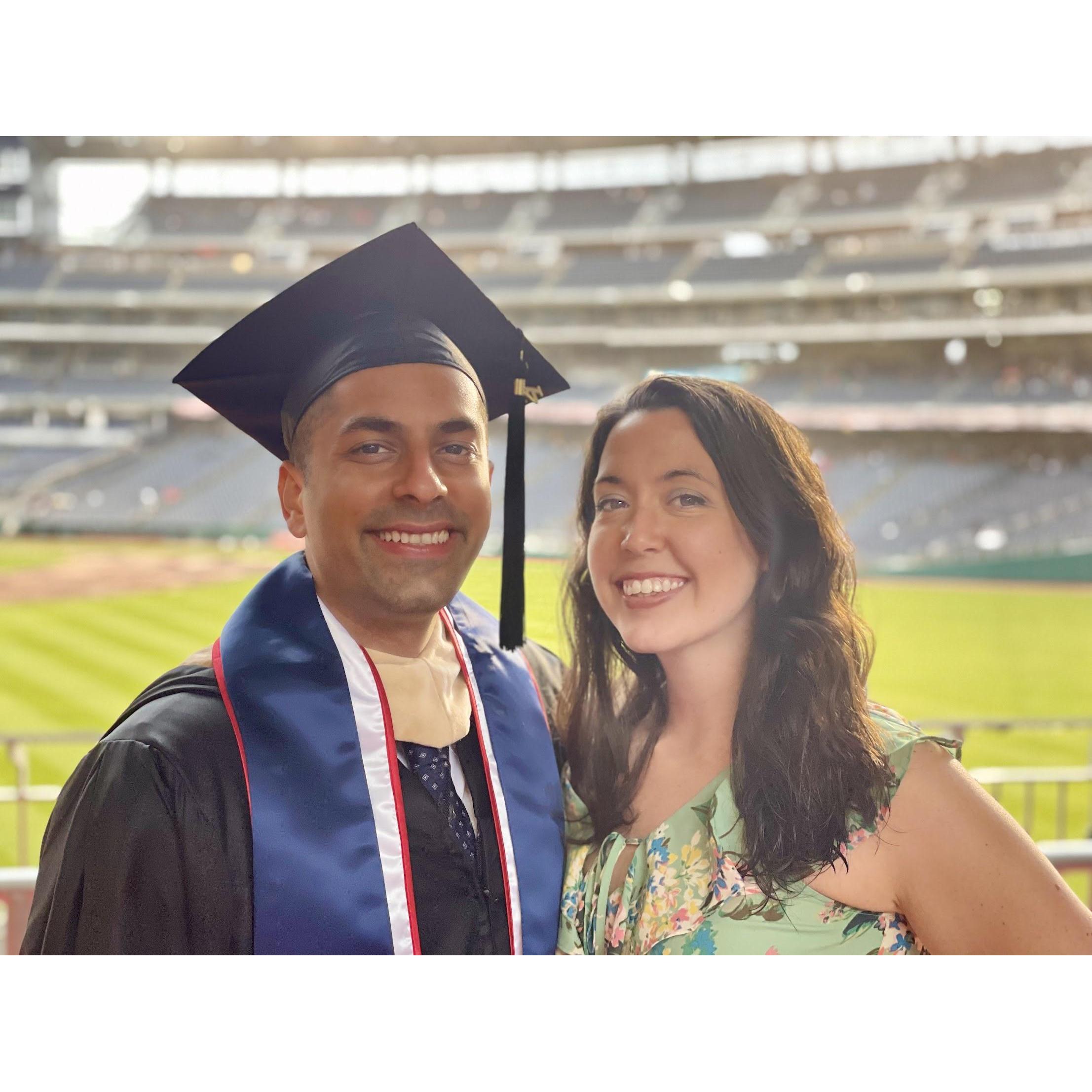 Maz completed his MBA from Georgetown University May 2021