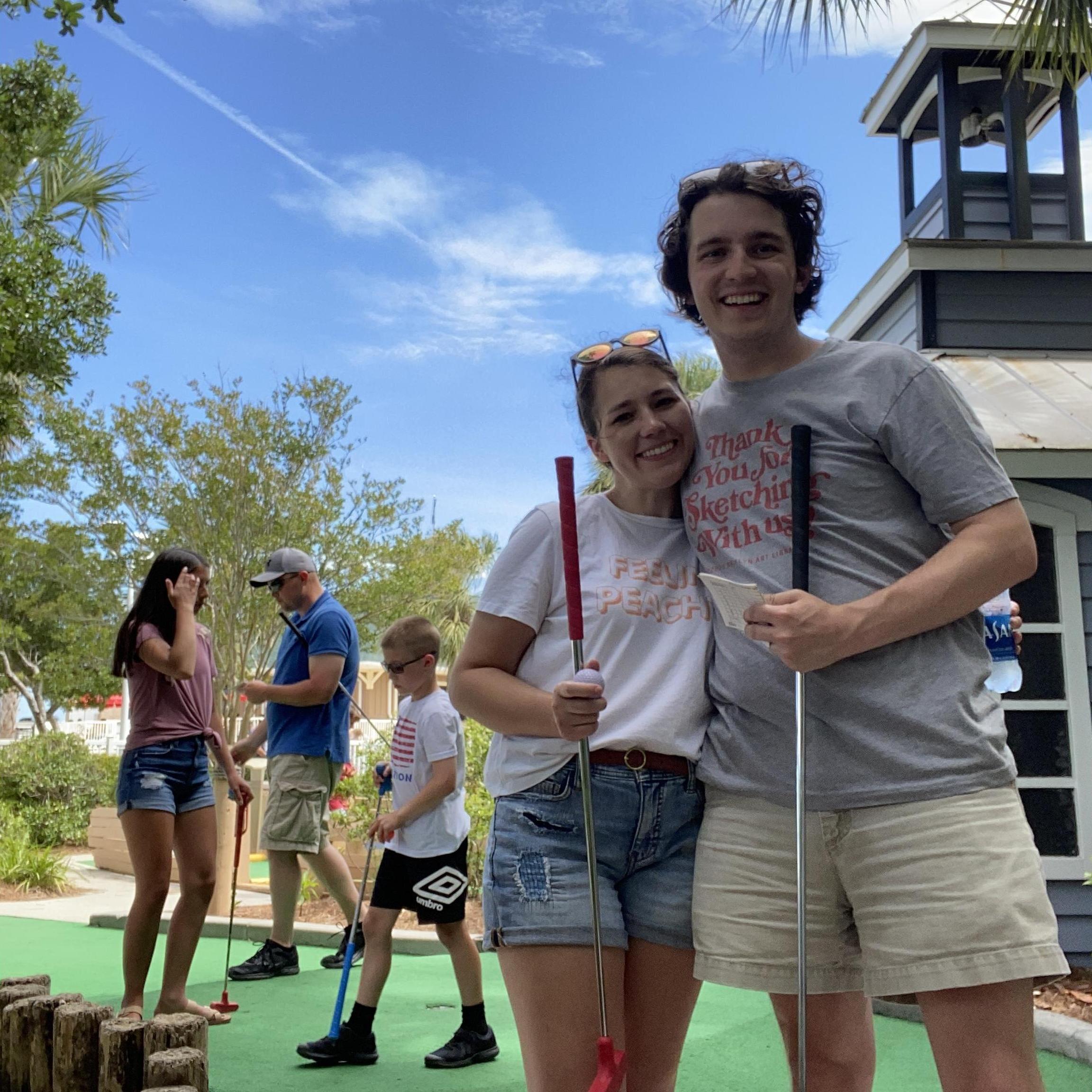 Elizabeth's first time on Sam's family beach trip to Ocean Lakes