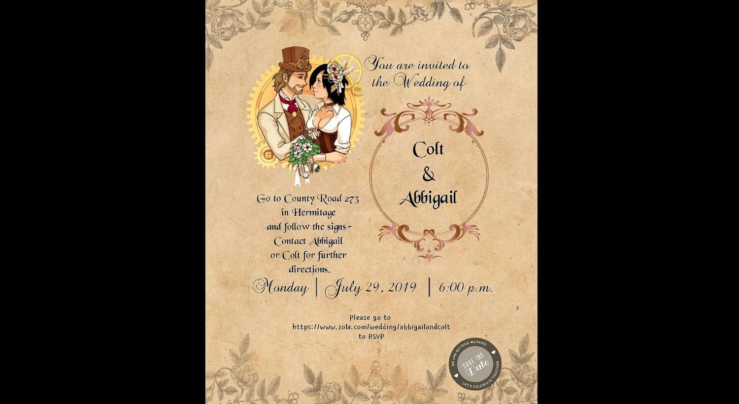 The Wedding Website of Abbigail Harness and Colt Forrest