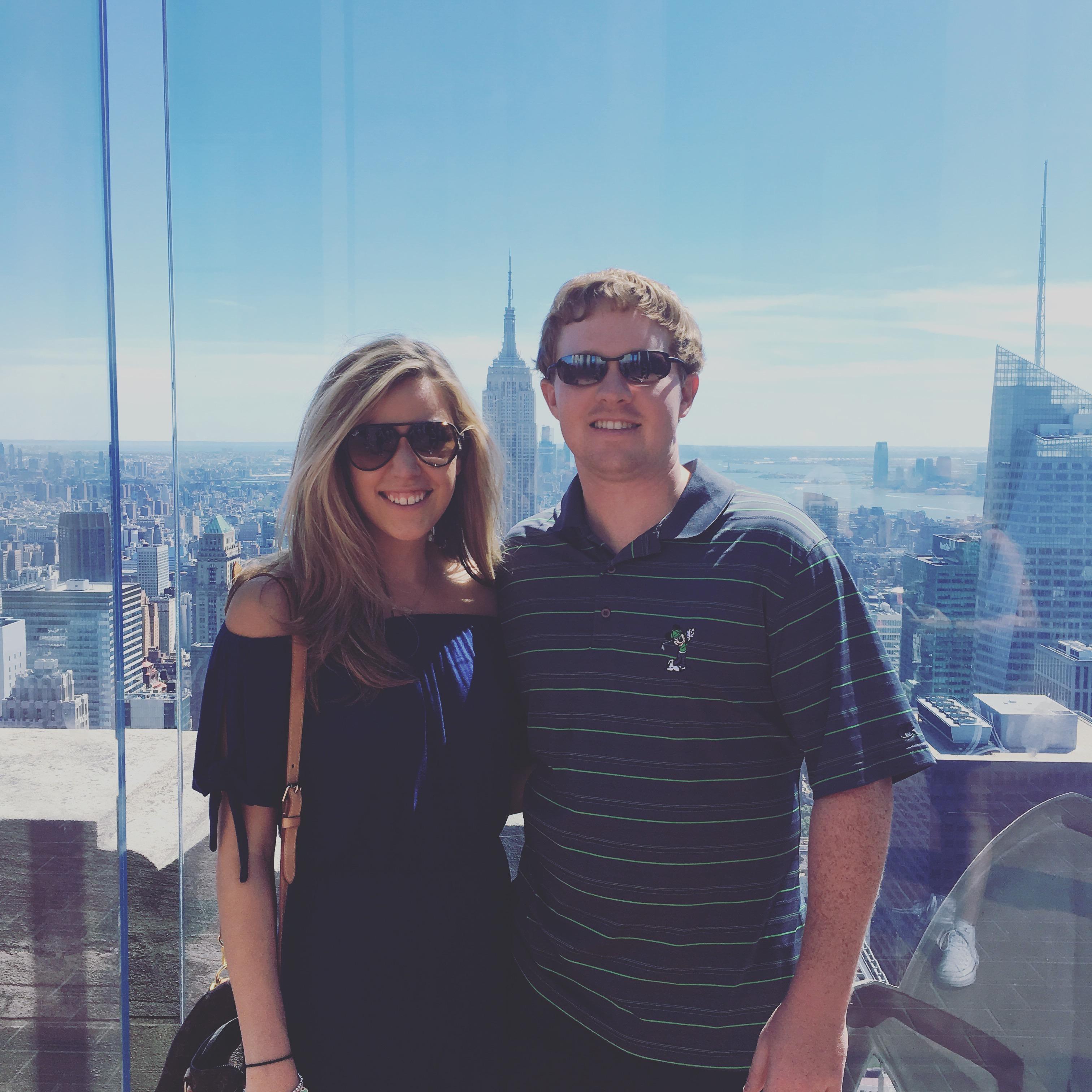 Raymond visiting Courtney during her summer in New York City, 2016!