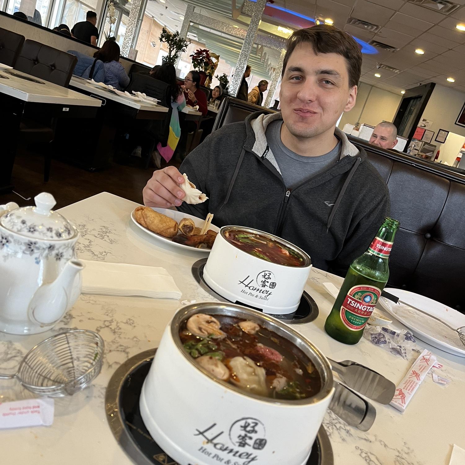 One of our favorite things to do is eat. Eat lots and lots of food.