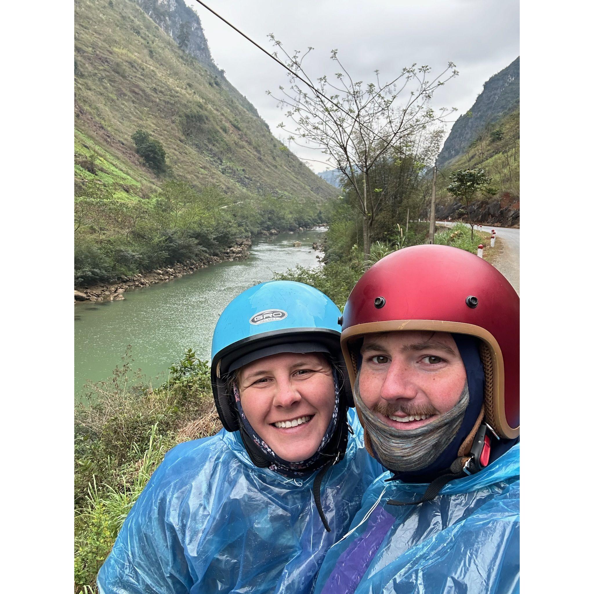 Riding in the rain! Ha Giang Loop, Vietnam