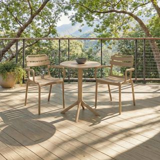 Sarah Outdoor Dining Armchair, Set of 2