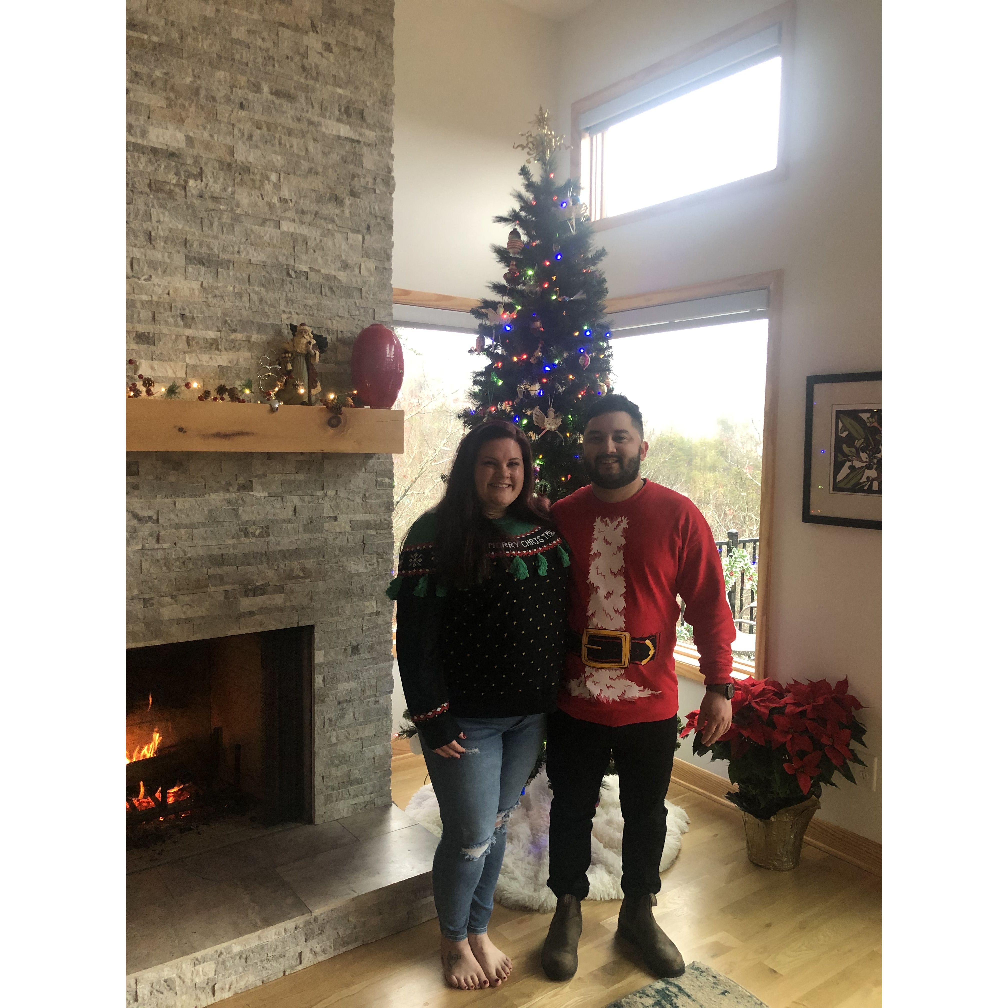 Omar visited the Allen family for Christmas 2021.