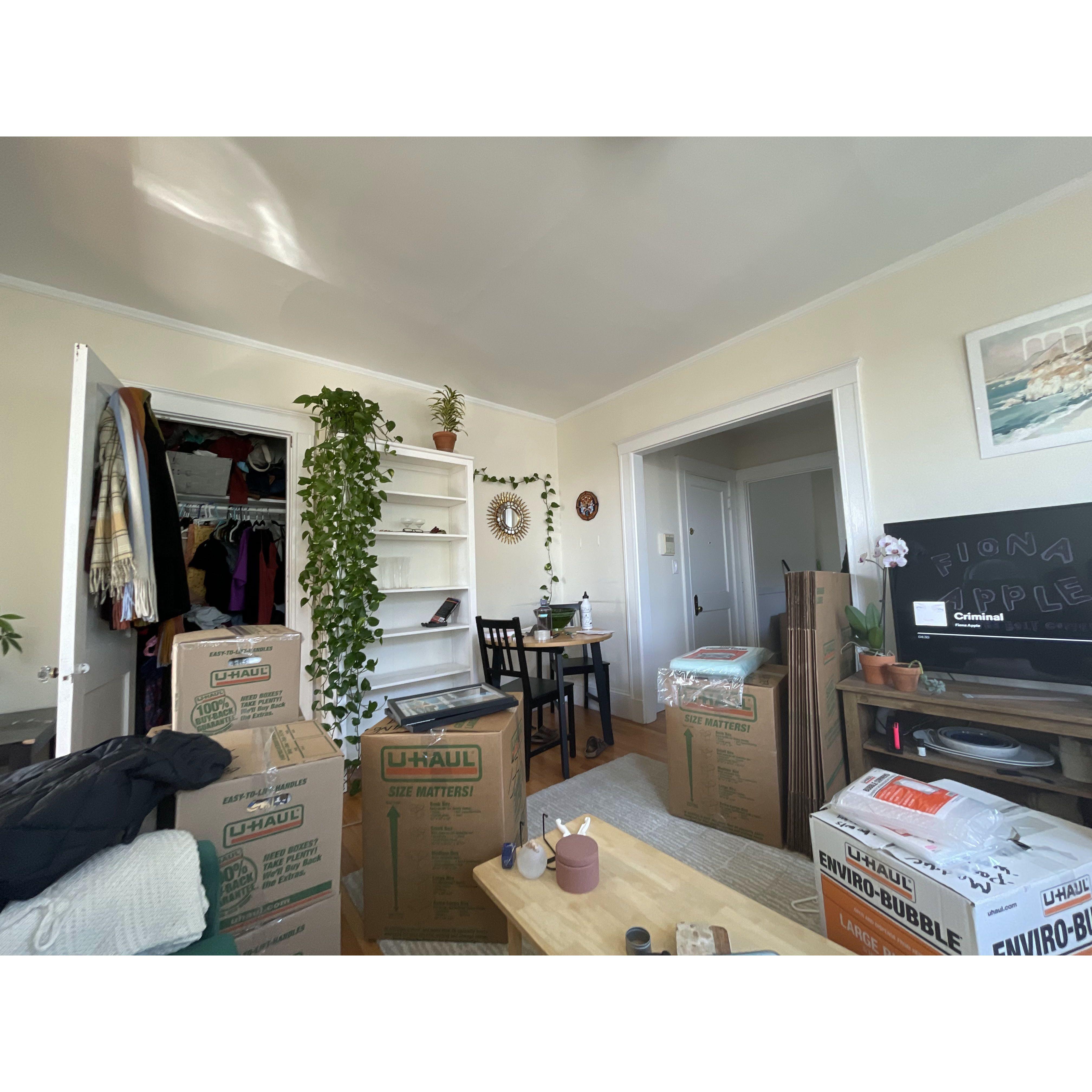 Then it was time to move to D.C. Even though we desperately needed more space, it was hard to leave our small apartment where we spent COVID- and our amazing community of friends in Boston- behind...