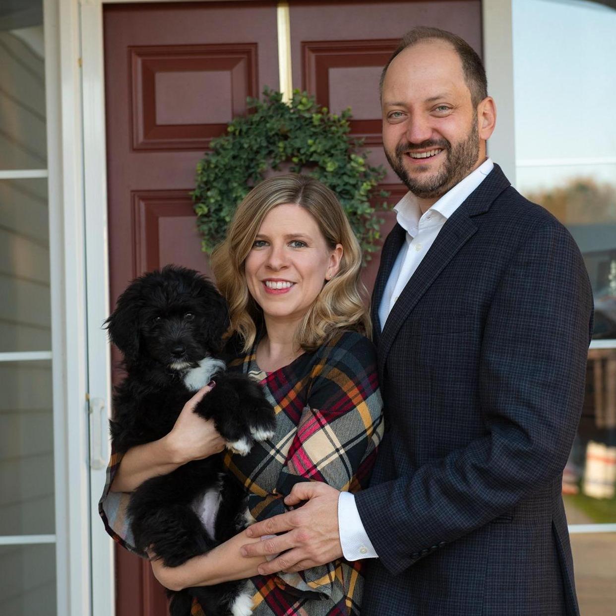 Engagement photos with our sweet Ellie girl