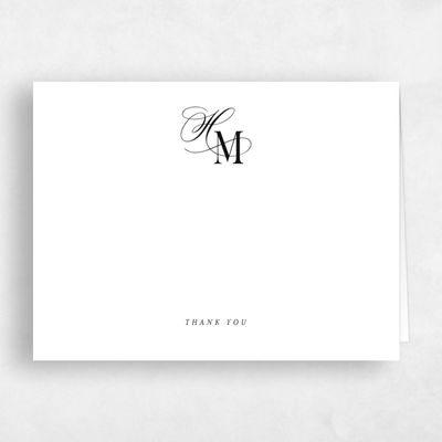 White Wedding Thank You - Jalen Landscape