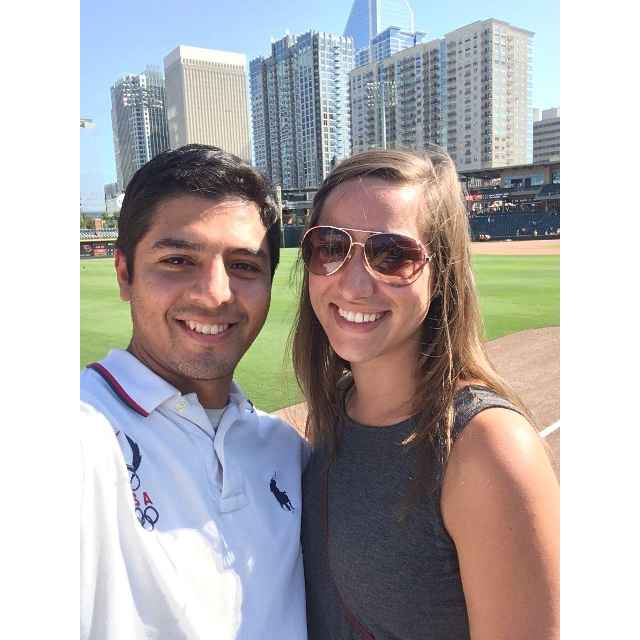 September 4, 2017 - One of the many Knights games Ozzie and Aubrey have been to over the last few years.