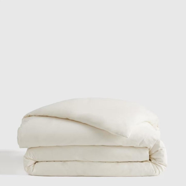 Ivory Organic Brushed Cotton Duvet Cover