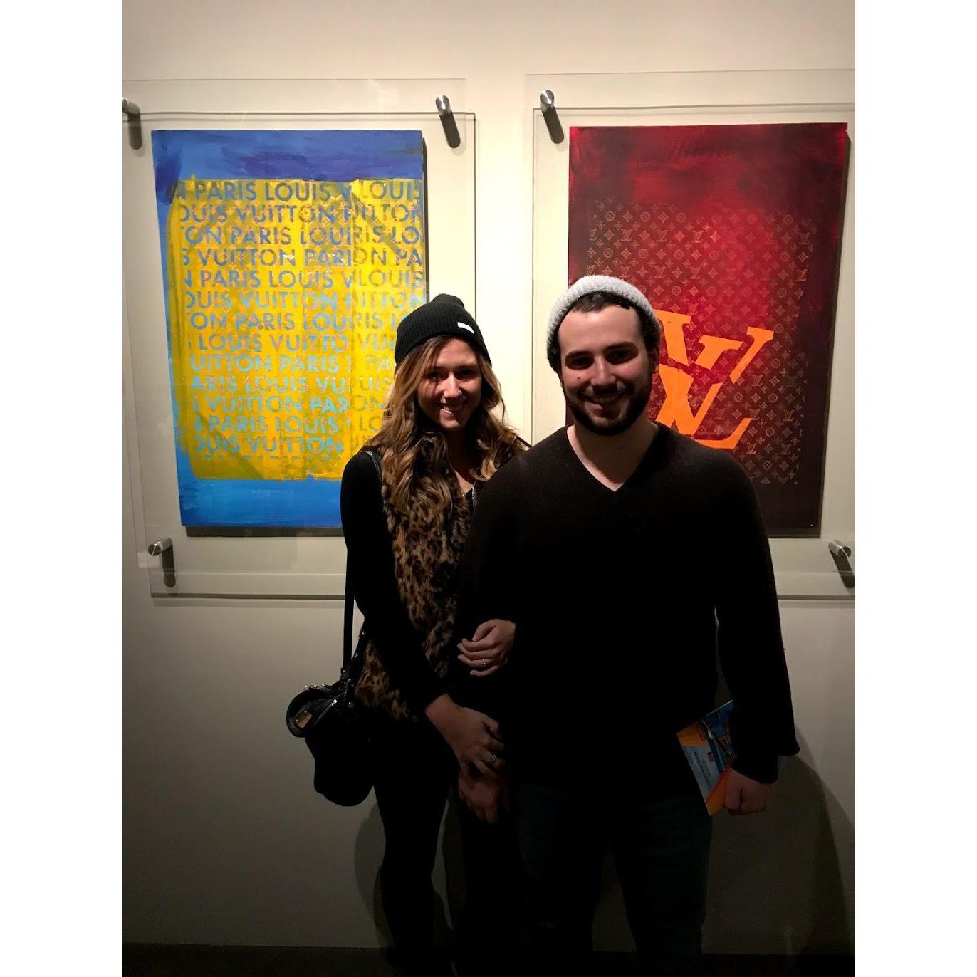 LV Exhibit, the last day of 2017
New York, NY - December 2017