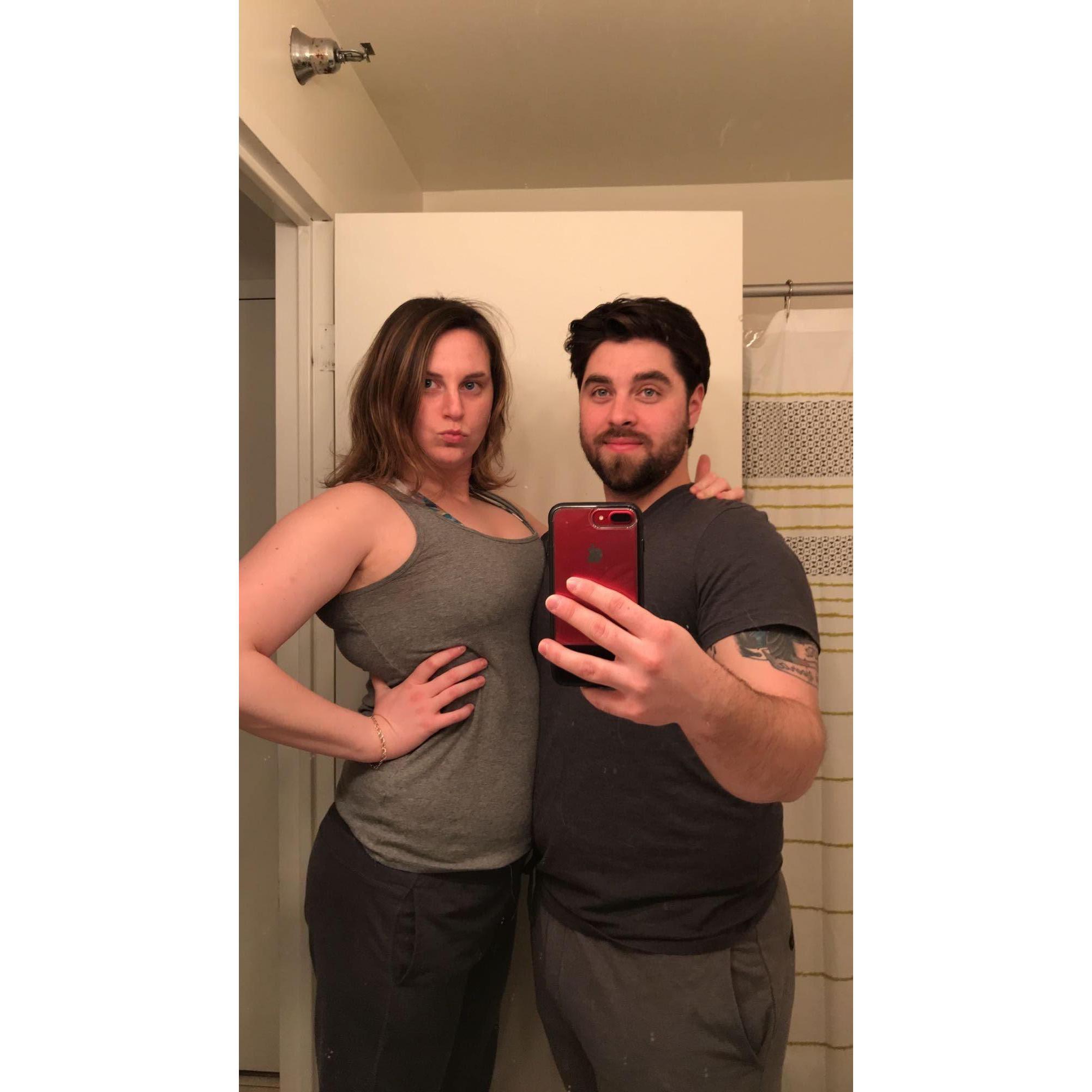 NYE 2017.  That reverse groutfit ON POINT.