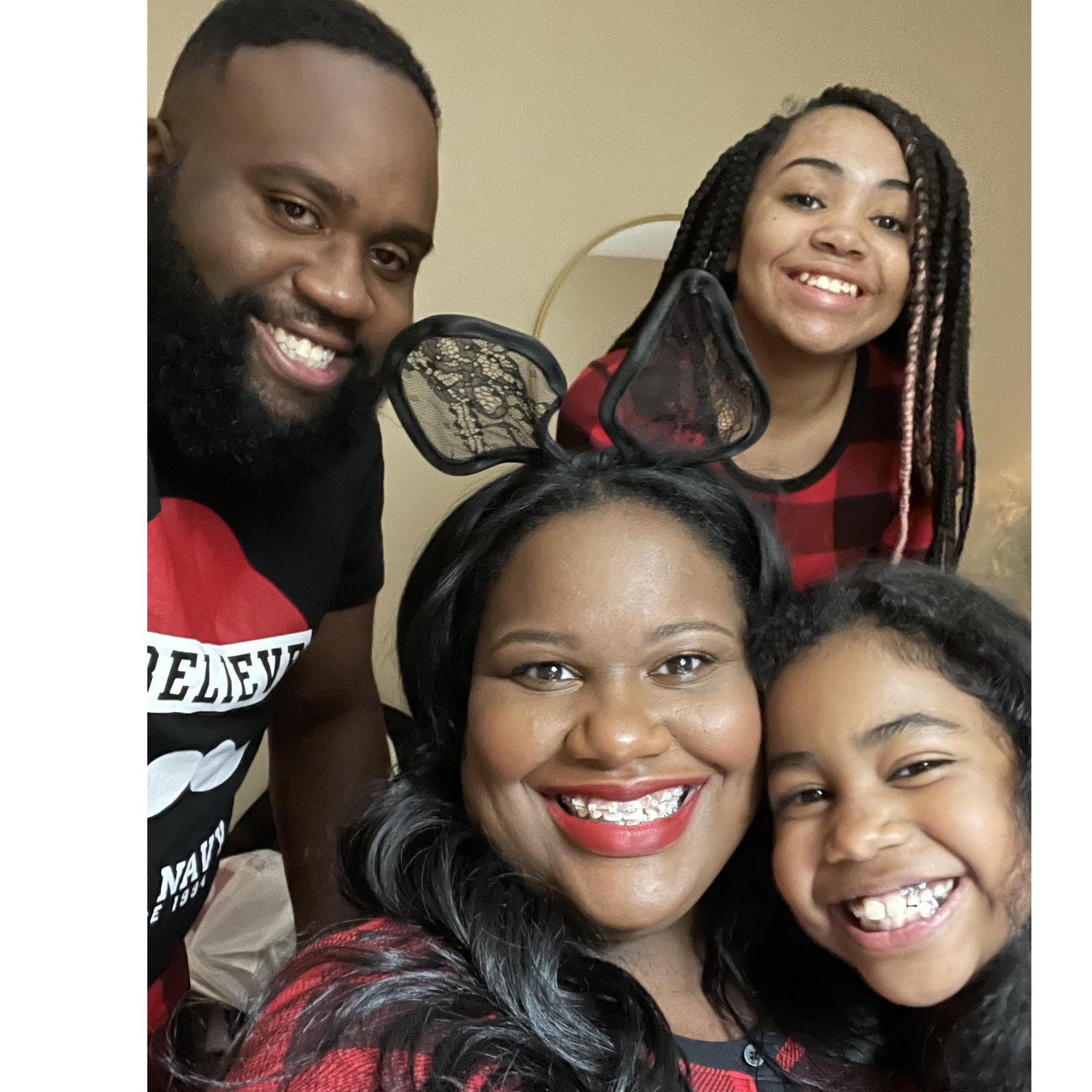 Holiday time with the family.