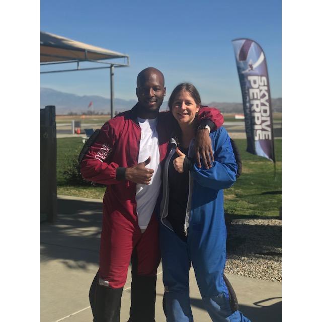 I once told T that I wanted to go Skydiving. I think I just said this to sound cool, because I was actually terrified of such a thing. What did he get me for my birthday....
