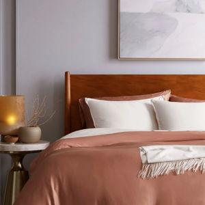 Bamboo Deluxe Bedding Bundle - Burgundy, Queen