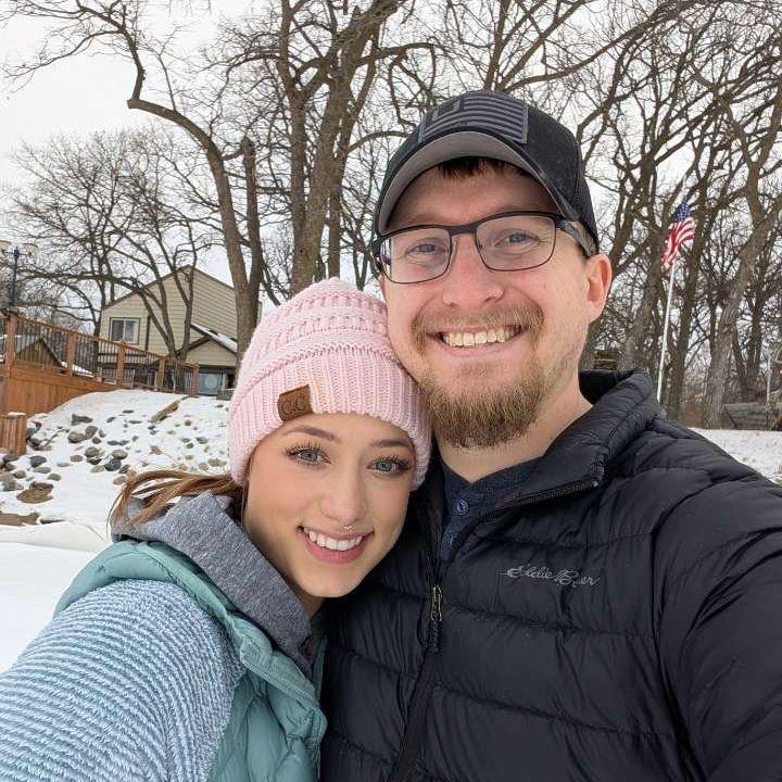 Tessa's first trip to Minnesota. The same location that we would later get engaged.
