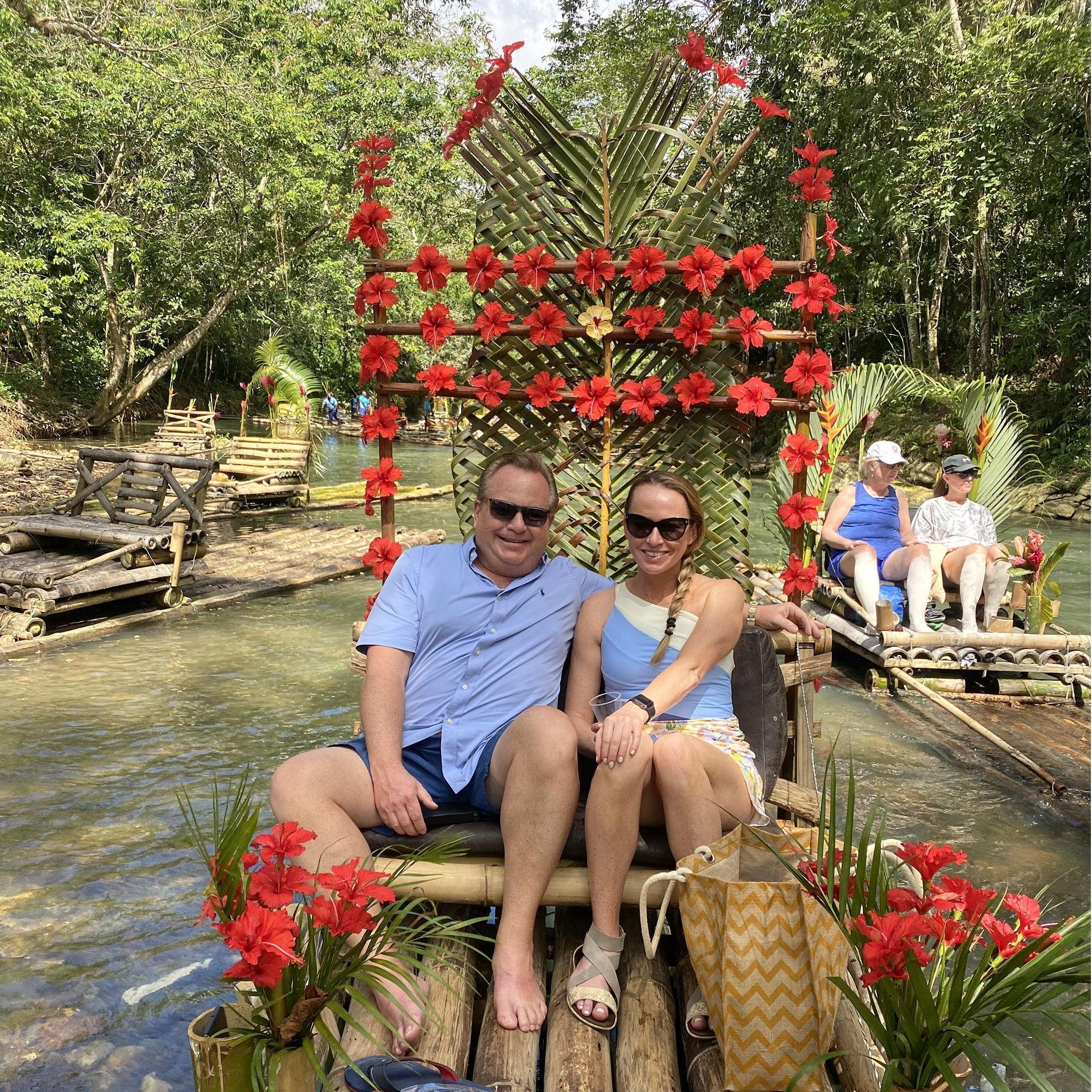 Raft ride it Jamaca