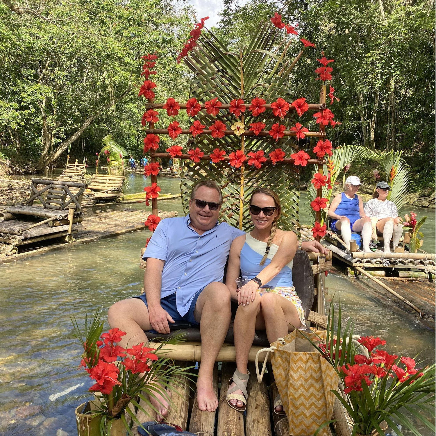 Raft ride it Jamaca
