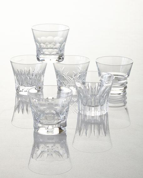 Baccarat Everyday Baccarat Assorted Old Fashion Tumblers, Set of 6