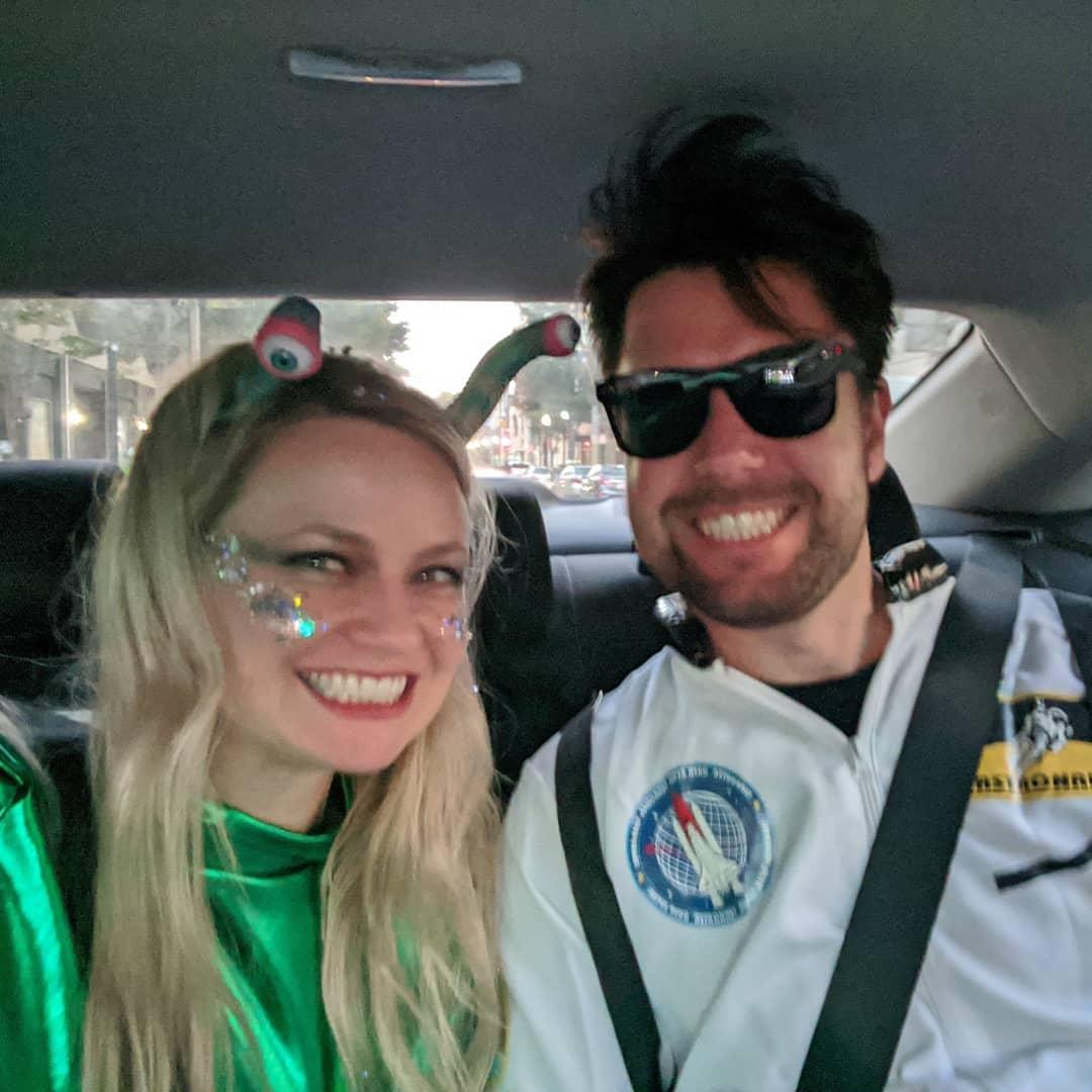 Just an astronaut and his alien.