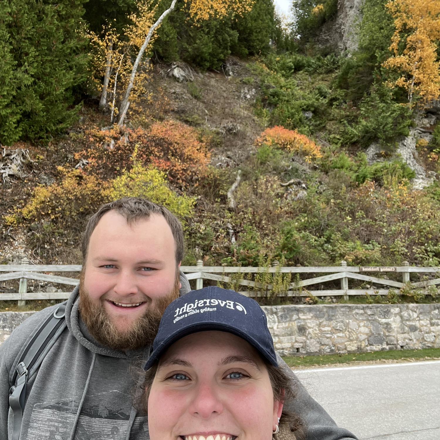 Arch rock on Mackinac Island!