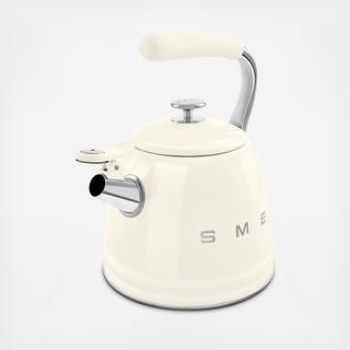 50's Retro Style Aesthetic Stovetop Whistling Kettle