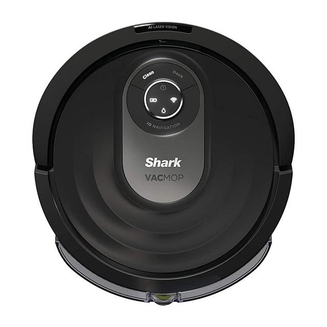Shark RV2001WD AI Robot VACMOP, Robotic Vacuum and Mop with Total Home Mapping, Multi Surface Cleaning, Phone or Voice Command